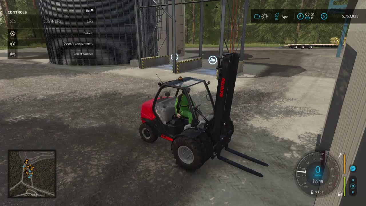 Farming simulator 22 Mining and logging empire roleplayps5 part 3