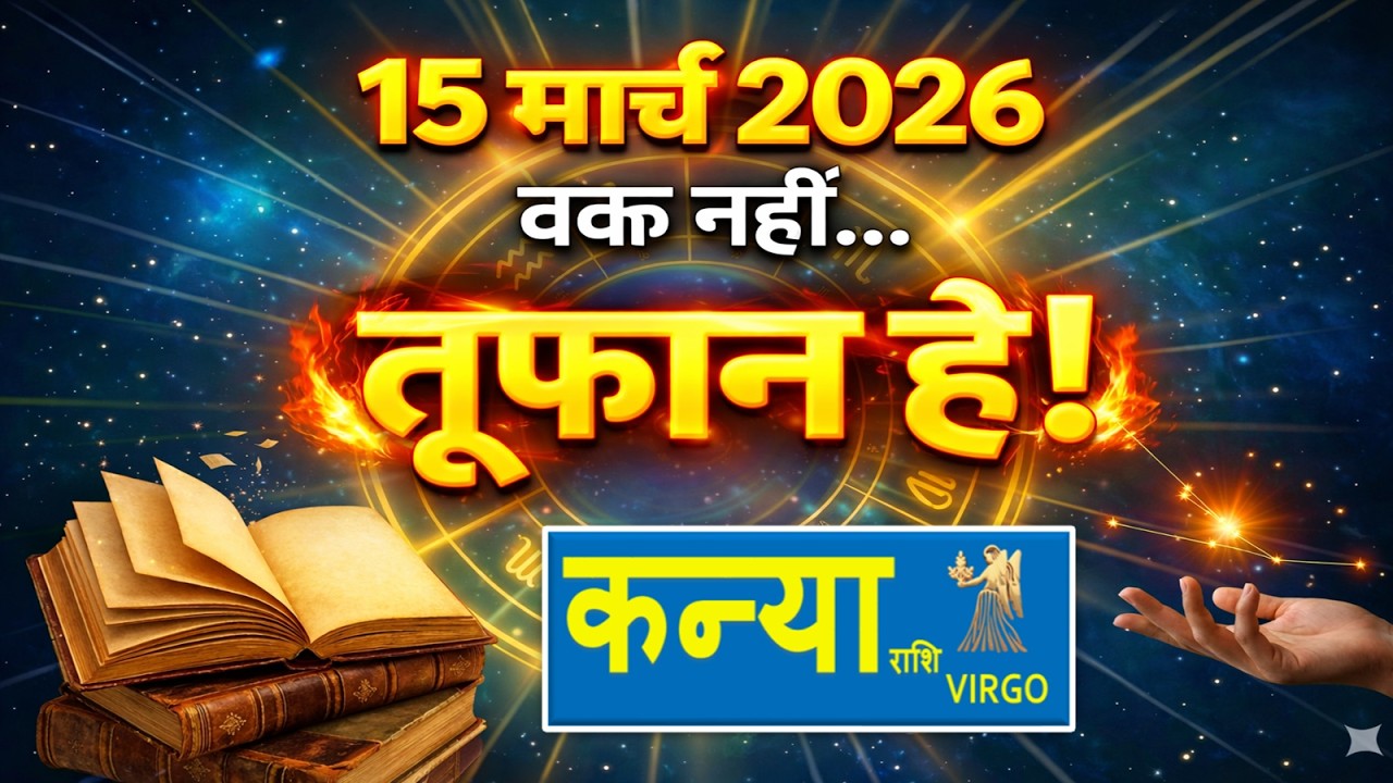 15 March 2026 Kanya Rashi | कन्या राशि वालों के लिए महा-परिवर्तन का समय!