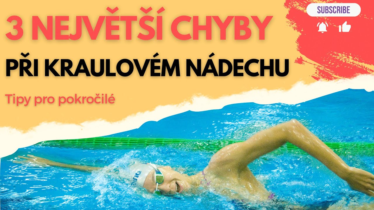 Jak se zrychlit v kraulu: 3 NEJVĚTŠÍ CHYBY PŘI DÝCHÁNÍ (pokročilí)