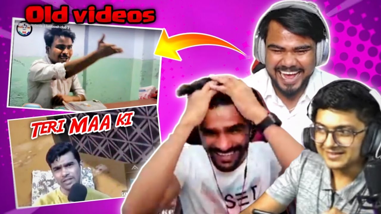 Streamers Reacting On Their Old Video | Unexpected Funny Moments