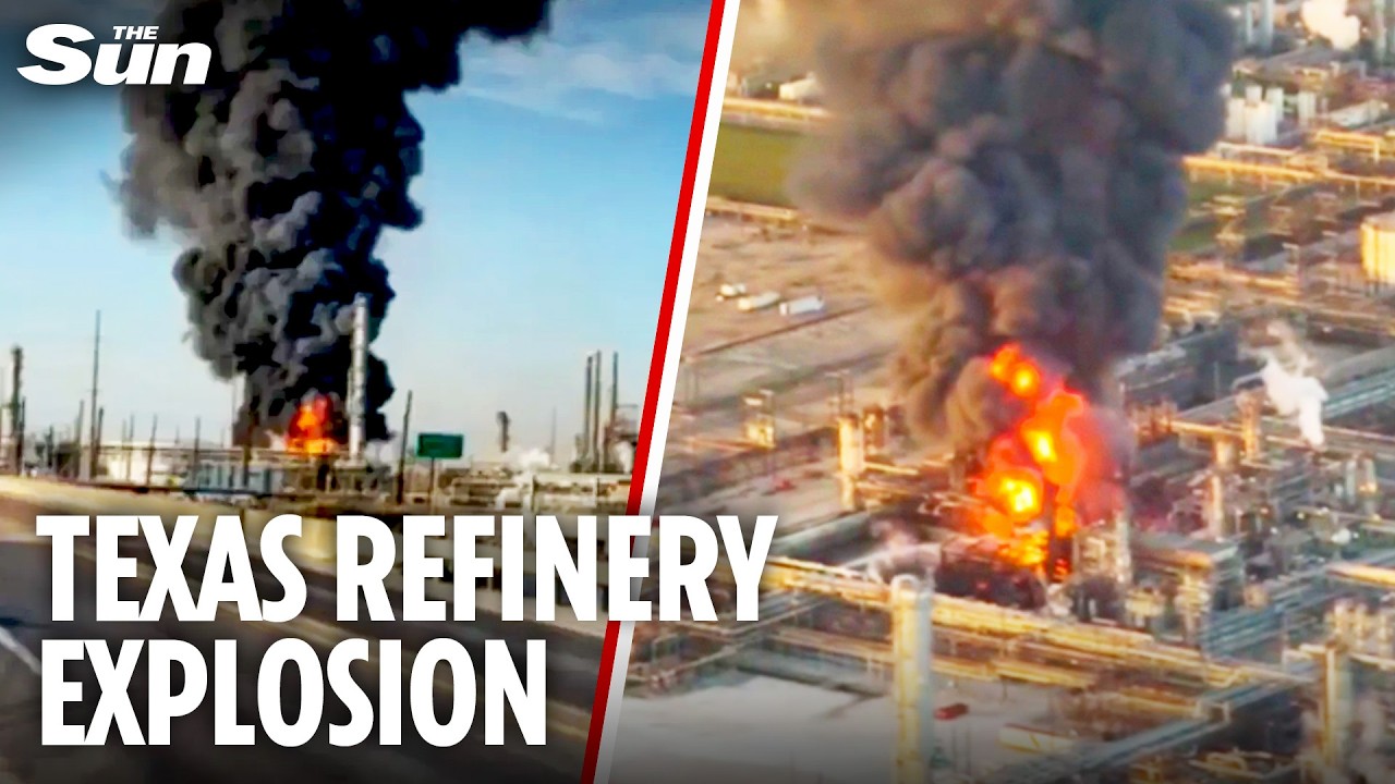 Huge explosions tear through America's biggest oil refinery in Texas
