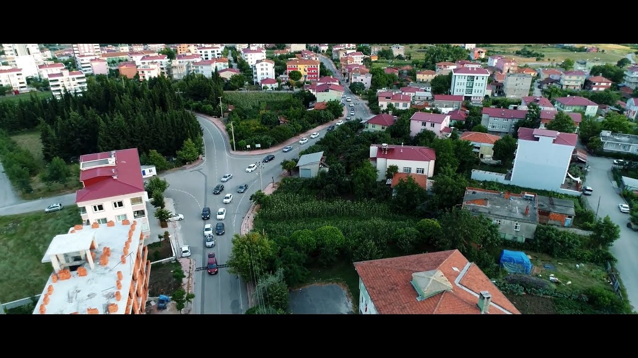 Sünnet Konvoyu Drone Hava Çekimi. Derecik Mahallesi
