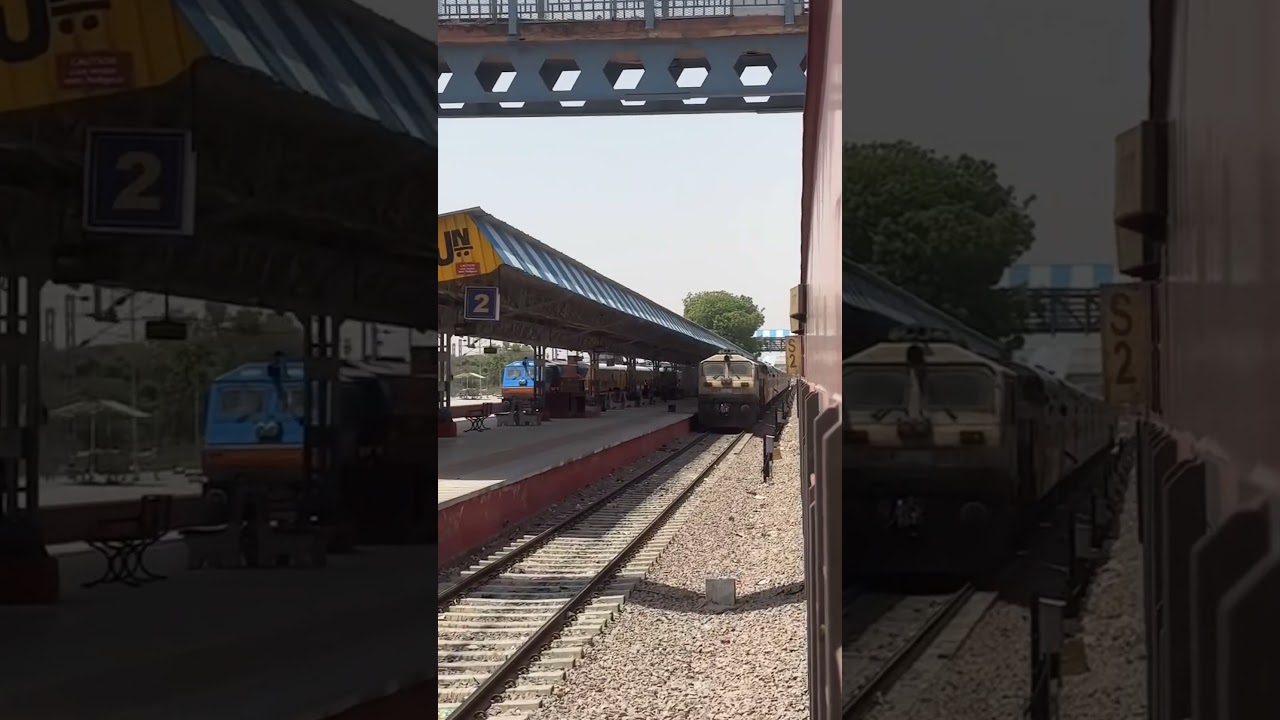 Kota - sirsa express and sadulpur Shri Ganganagar passenger on the rishta 