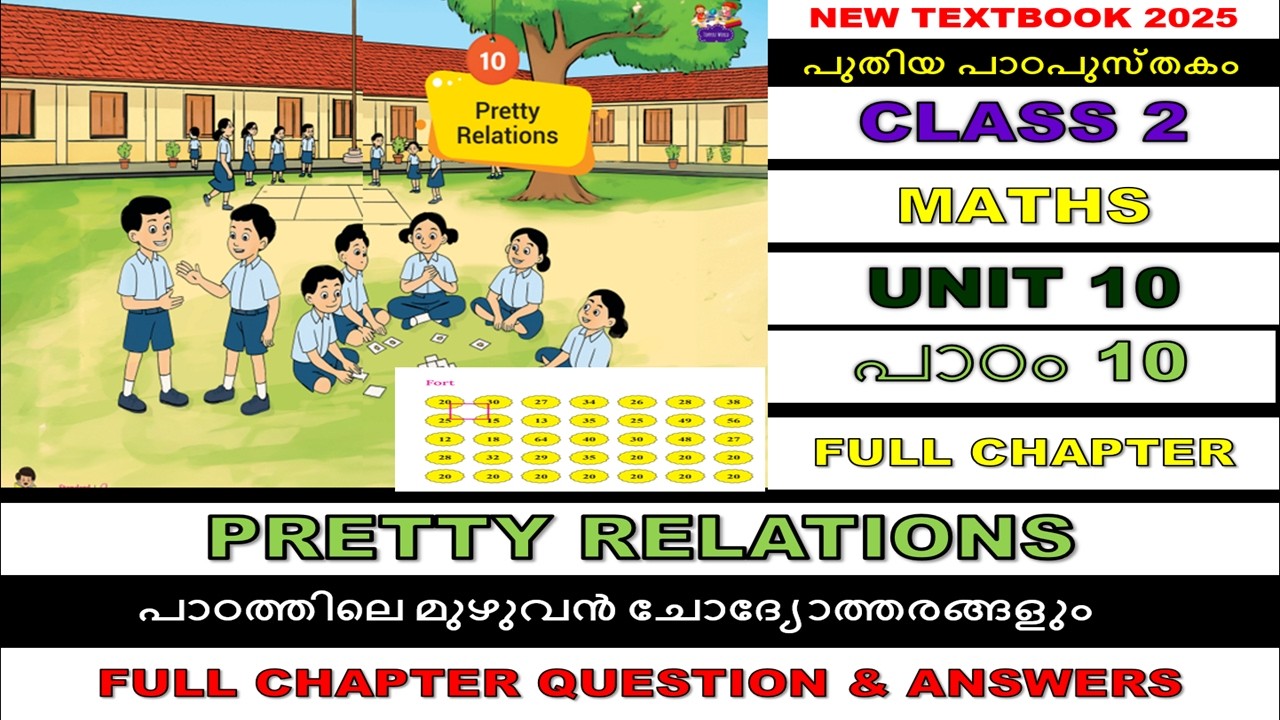 CLASS2 MATHS |UNIT 10 PRETTY RELATIONS |CHAPTER10|ACTIVITY BOOK|പുതിയ TEXTBOOK |FULL CHAPTER|ANSWERS