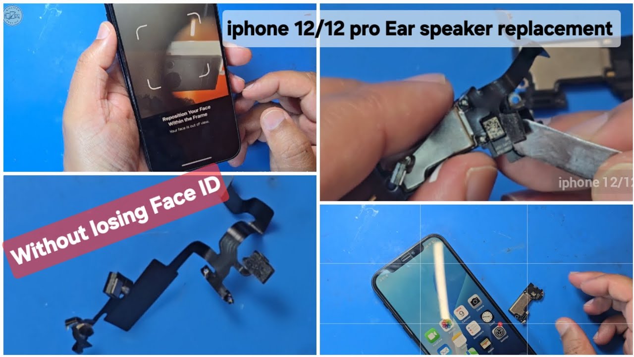 iphone 12/12 pro and 12 pro max Ear Speaker Replacement without losing Face ID