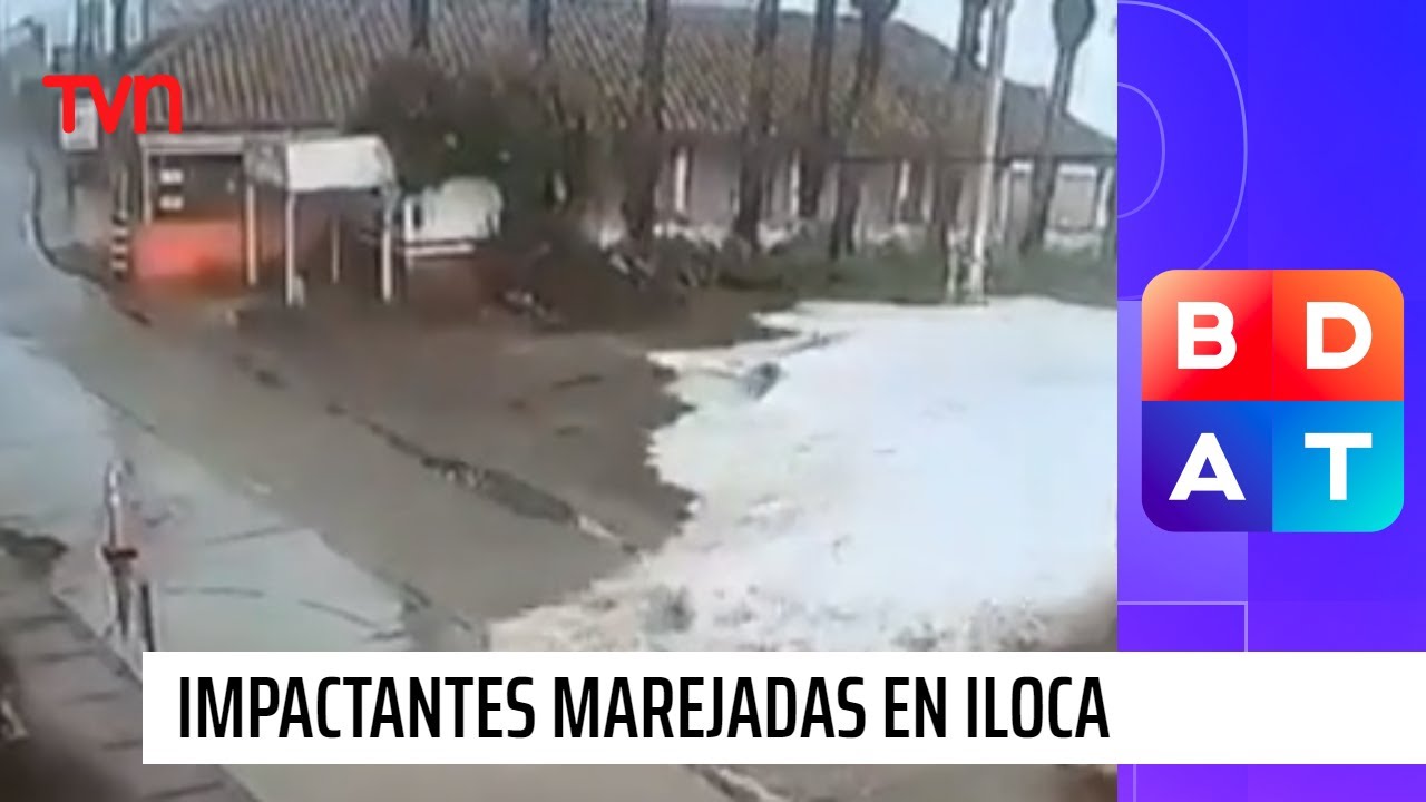 Impactante registro de marejadas en Iloca | Buenos d&iacute;as a todos