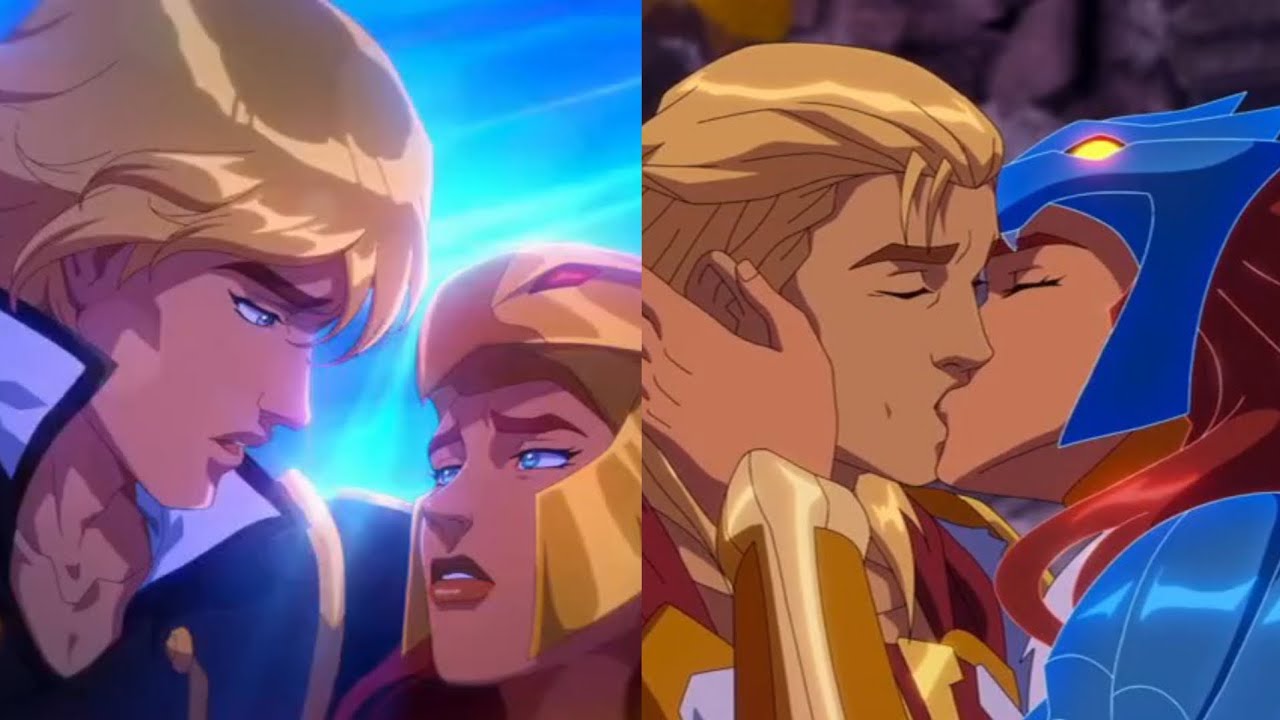 Adam & Teela's Joint Transformation & Kiss