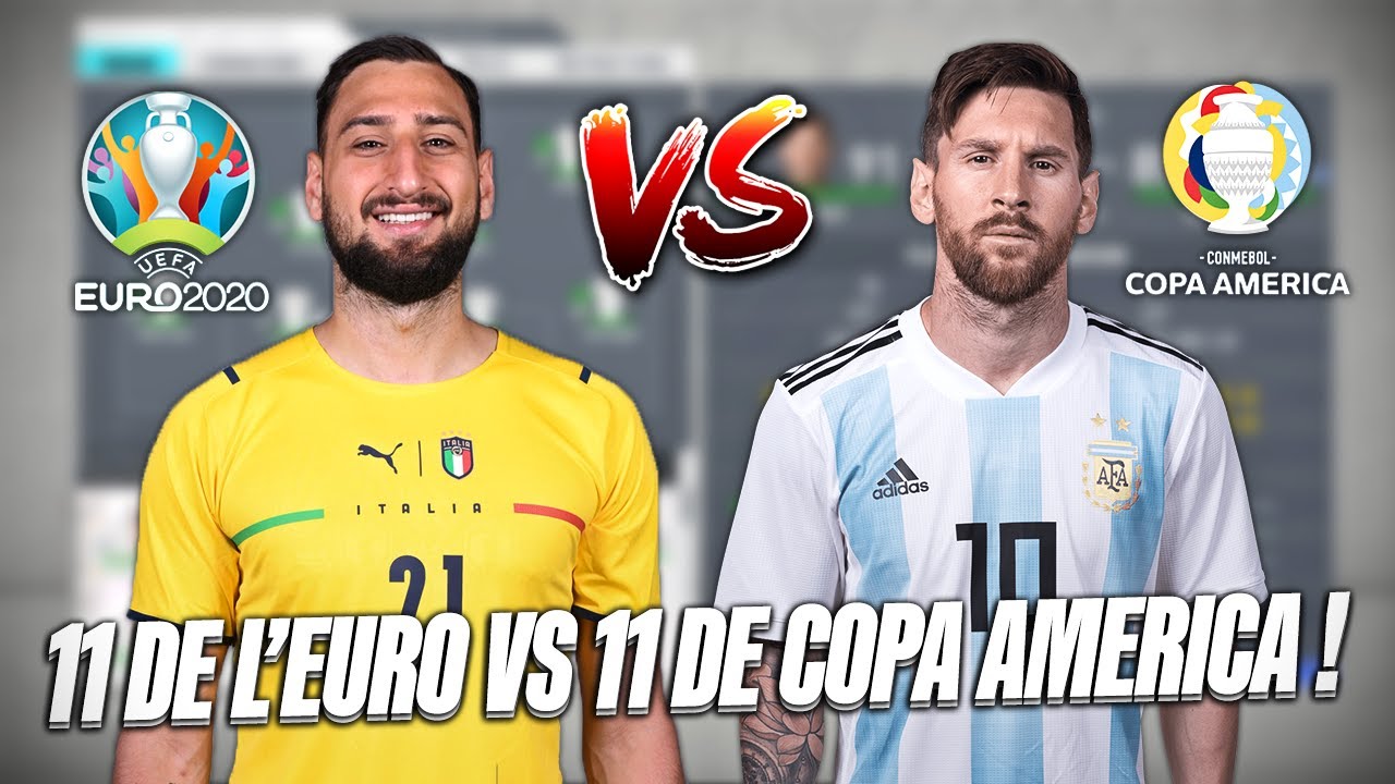 Le 11 de l'EURO 2020 contre le 11 de la COPA AMERICA sur FIFA 21 !