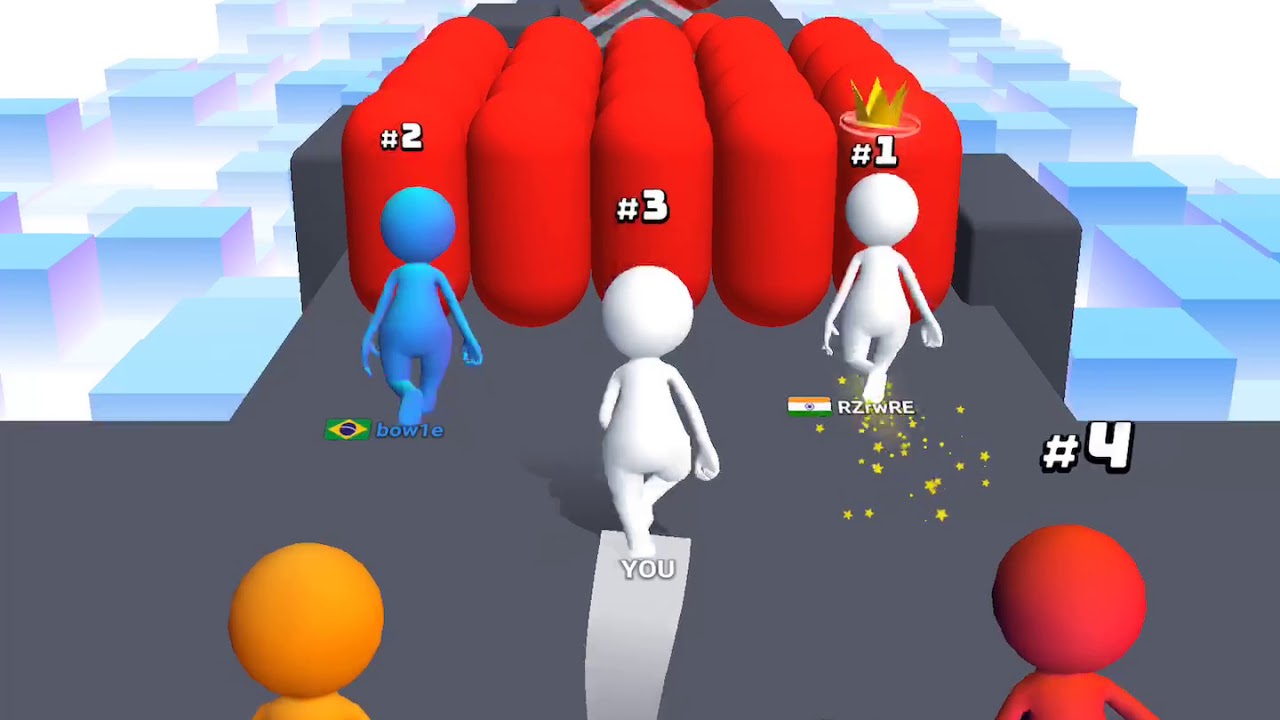 Human Runner Voodoo iOS Android Gameplay
