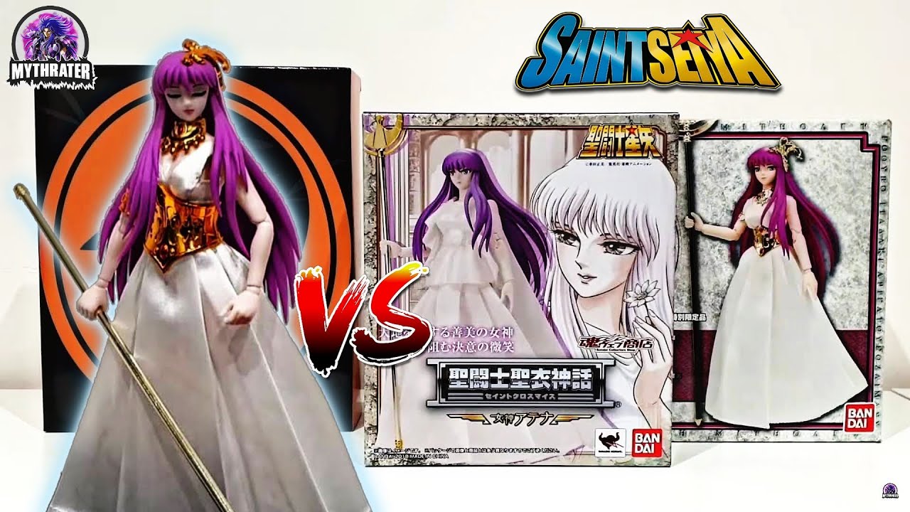 MR31 Myth cloth Saori Kido (Athena) EX Great Toys VS Saori pack Abel et Deluxe Bandai
