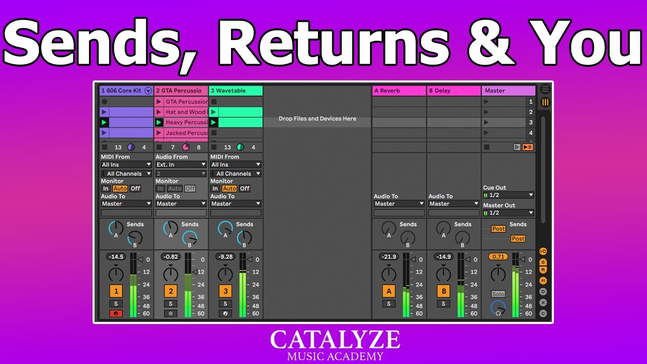 Understanding Sends and Returns In Ableton Live