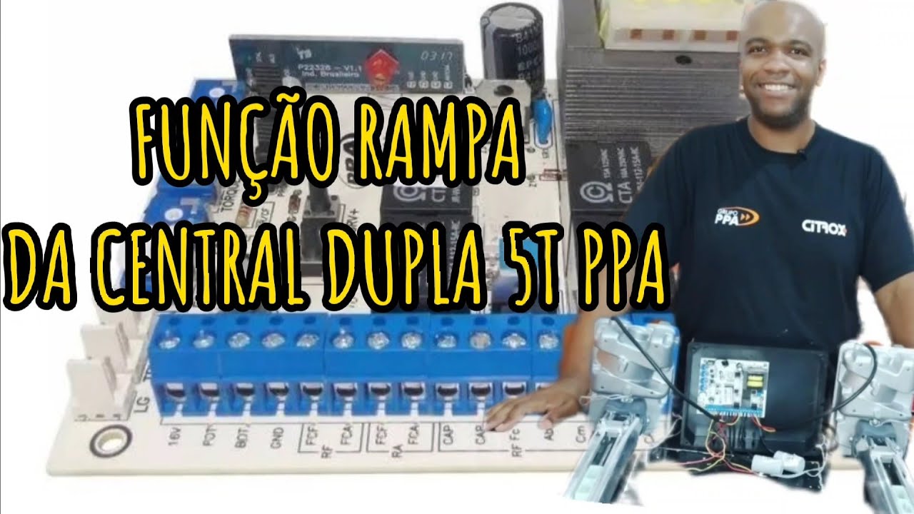 Como ativar a RAMPA da Central DUPLA 5T PPA e o seu funcionamento na Pivo HOME