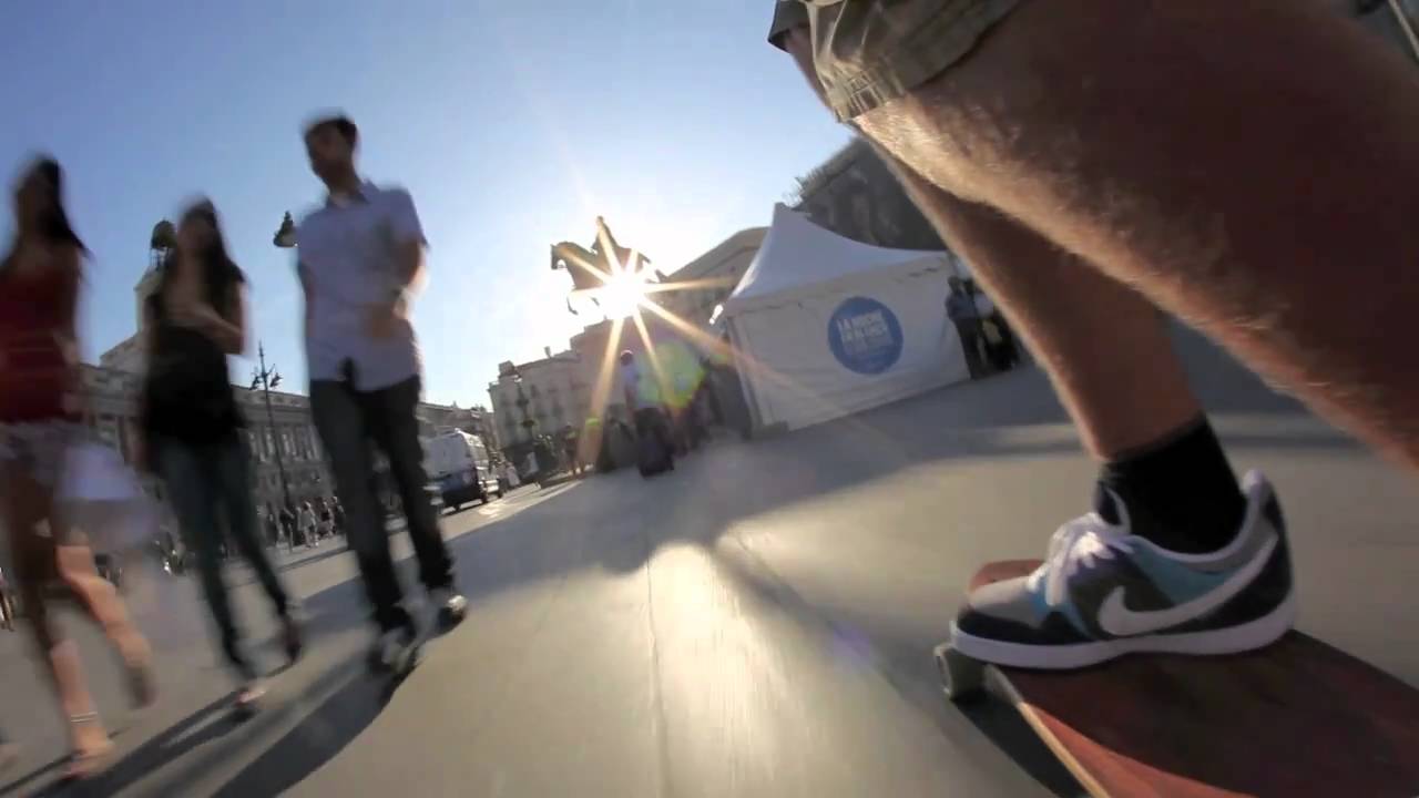 Longboarding in Madrid