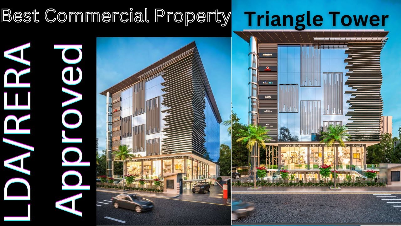 commercial property in lucknow I commercial shop for sale in lucknow I Tringle Tower I PWB-175