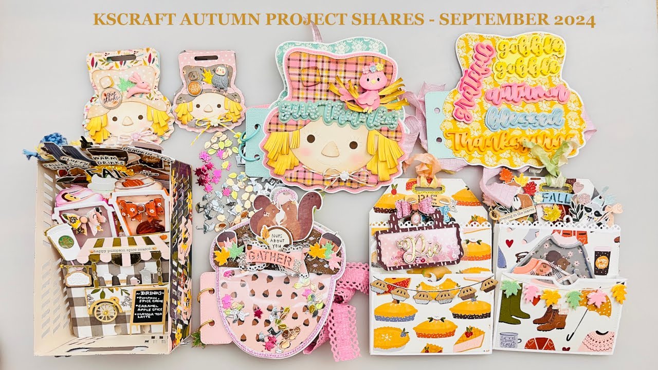 KSCRAFT Autumn Project Shares #kscraft #papercraft #scrapbooking #projectshare @kscraft1652