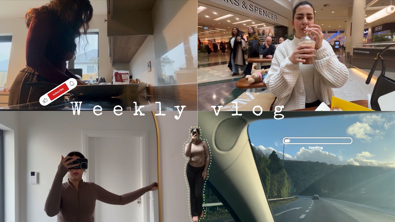 Spend a week with me(cooking, gym, healthy version of me):دوزو أسبوع من حياتي معايا🏋️✅🤸‍♀️🥪😎