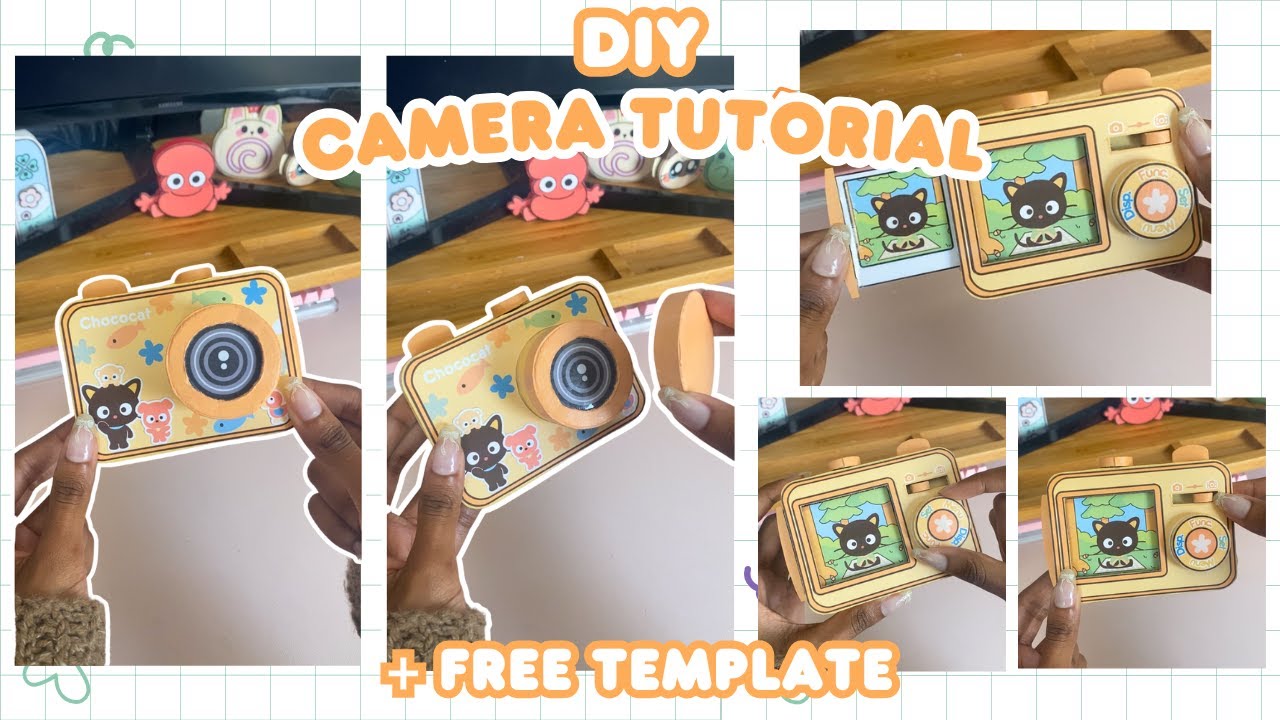 DIY Camera Tutorial! 📷💗(Updated) |+Free Templates|