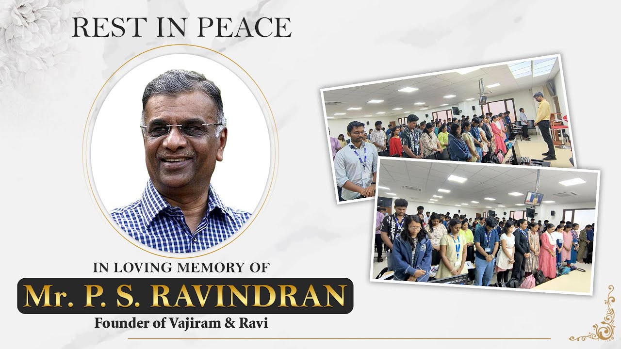 KingMakers' tribute to Mr. P. S. Ravindran Sir - The Legend of UPSC Community | Adil Baig |  #rip