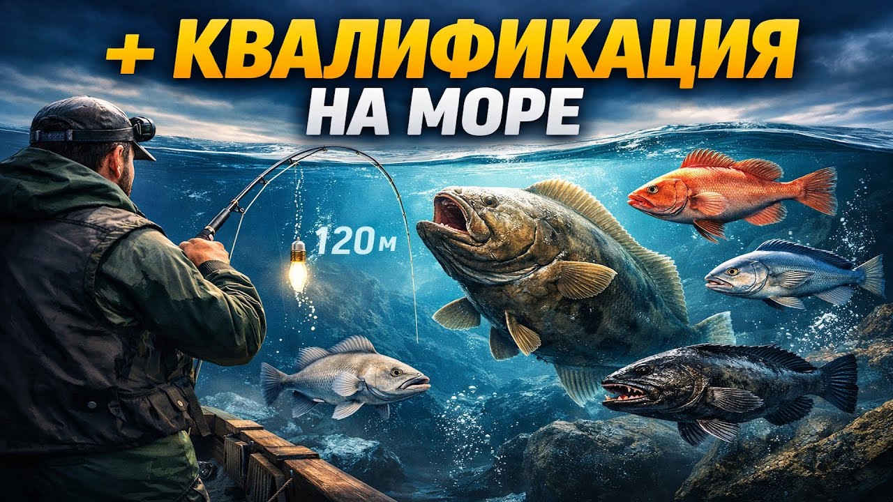 ЗАКРЫЛ КВАЛИФИКАЦИЮ НА МОРЕ (120+ метров) РР4