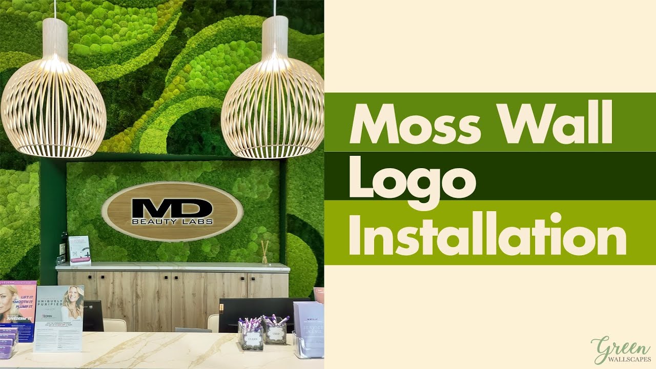 Floor to Ceiling Moss Wall Installation - Green Wallscapes