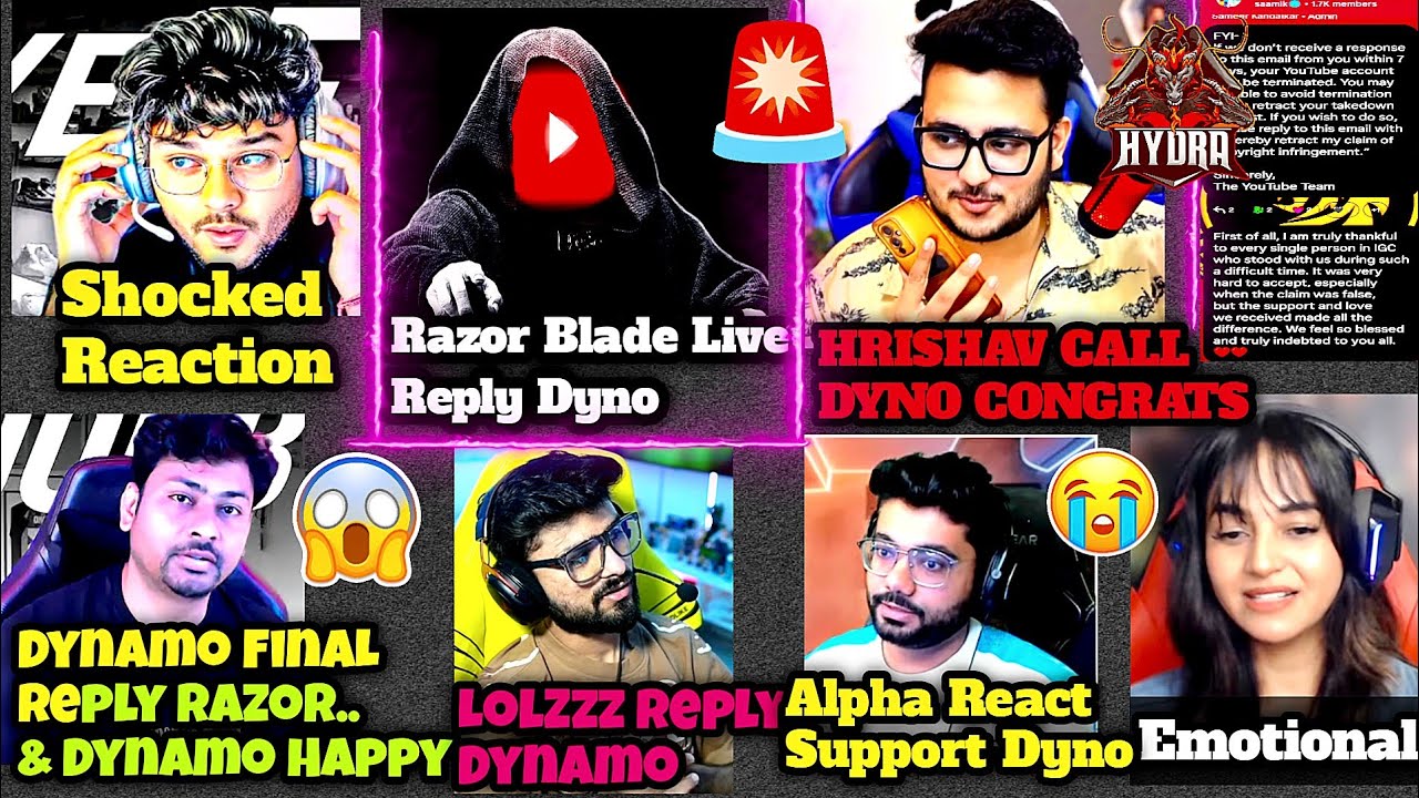 Blazer Blade Reply😱 Dynamo Final Reply 🚨 Hrishav Call Dyno, -Alpha , LolZzz ,Araadhya😳All Reaction 