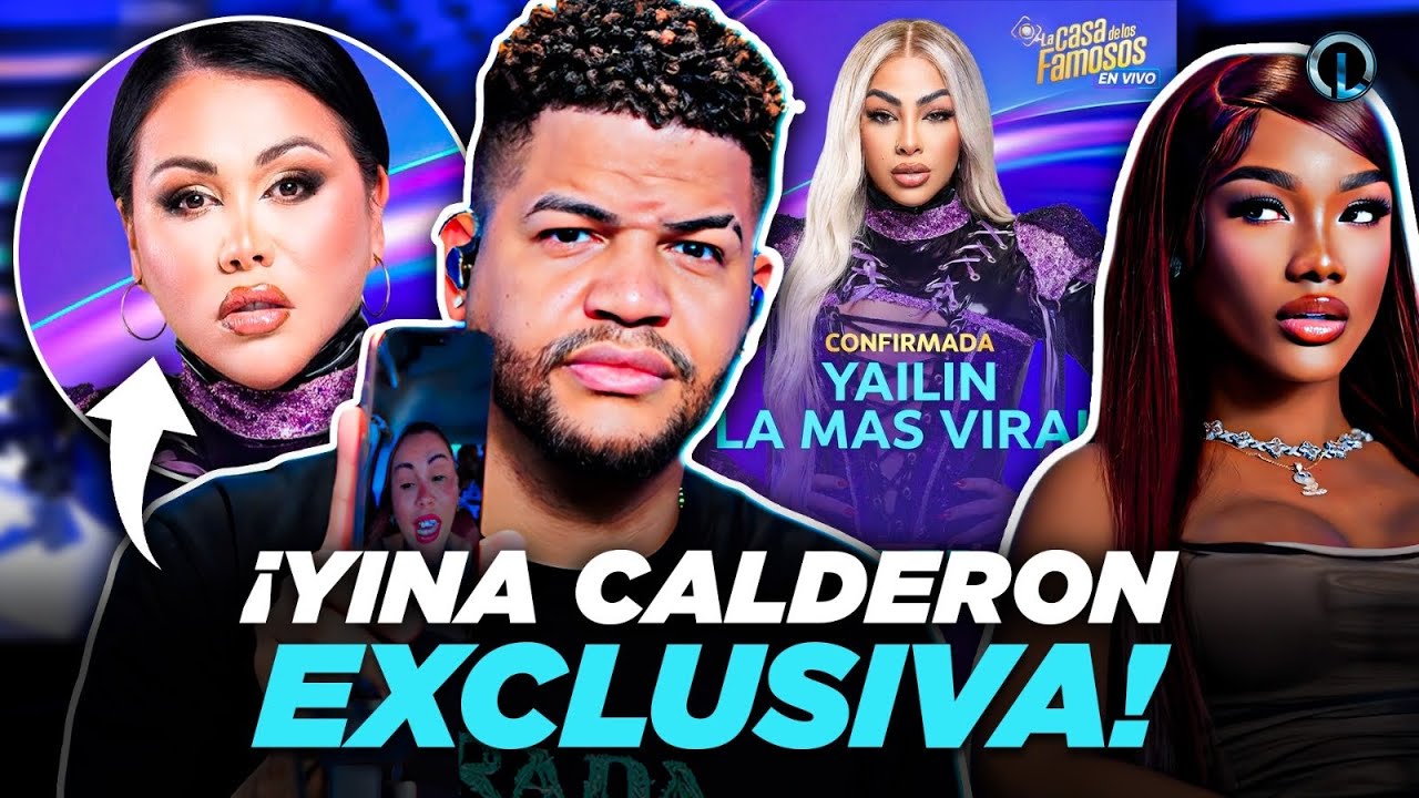 YINA CALDERON LLAMA A LUINNY EN VIVO Y DICE QUIEREN SACARLA DEL REALITY DE TELEMUNDO POR MIEDO