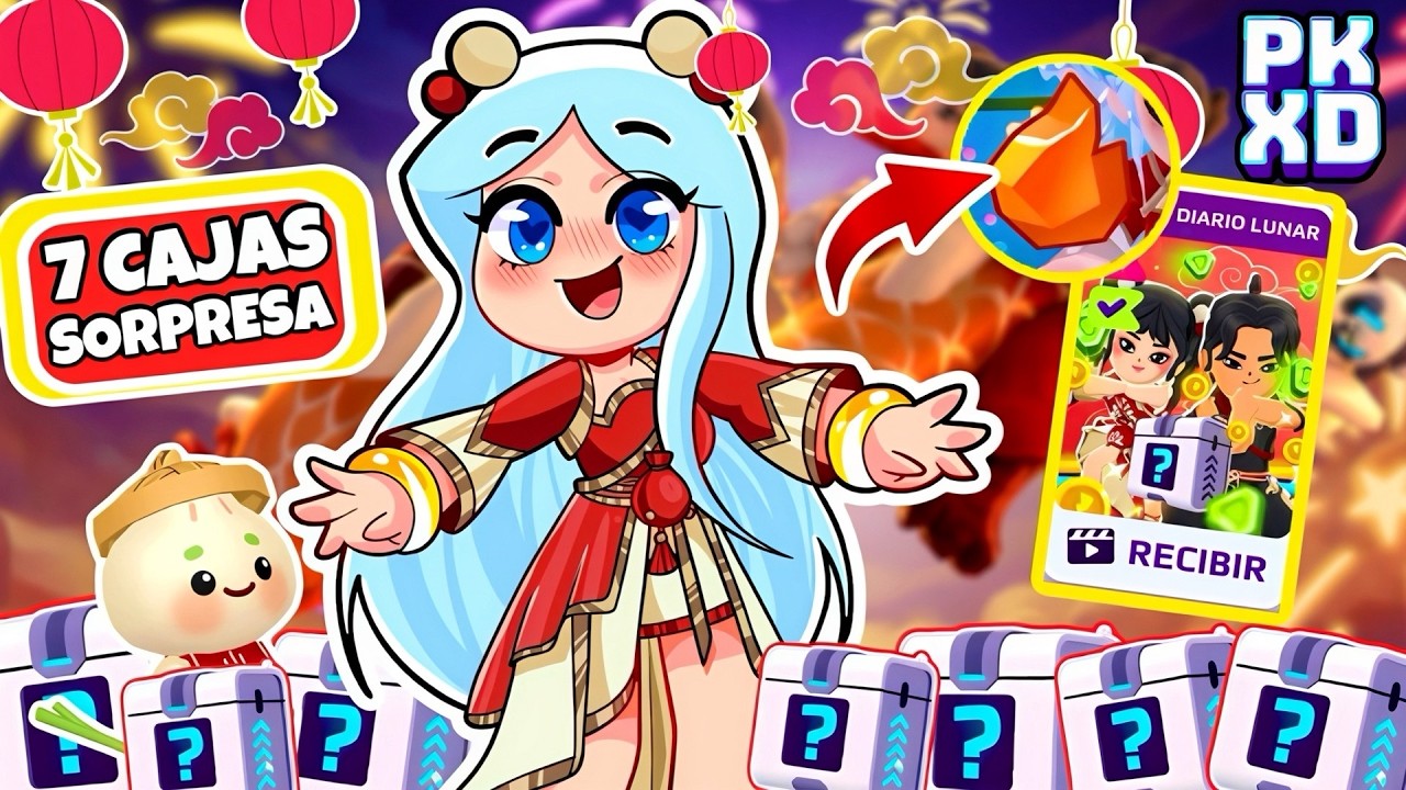 7 COFRES SORPRESA  y TODAS LAS NOVEDADES del AÑO NUEVO LUNAR en PK XD 🧧 CON ADMIN Y GOSSIP GIRL