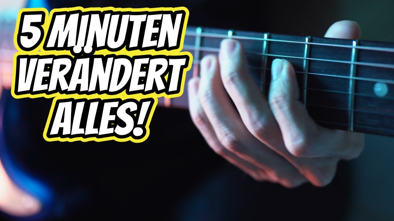 ⏱️ 5 Minuten, die dein Gitarrenspiel für immer verändern können! #gitarre #gitarrelernen