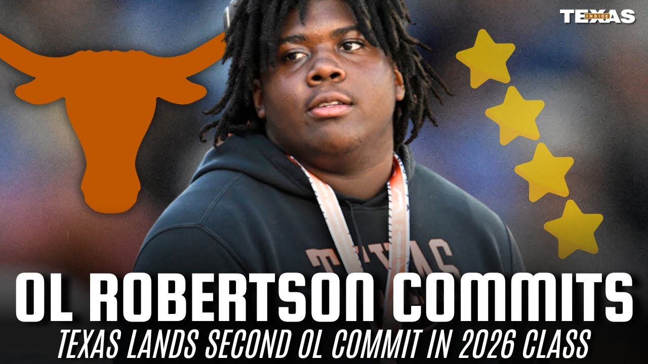 BREAKING: 4 Star OL Nicolas Robertson Commits to Texas Football