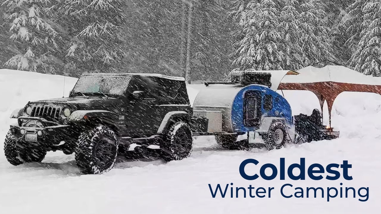 Winter Camping In Our Teardrop (Campilation) | Where’s Wiseman Week