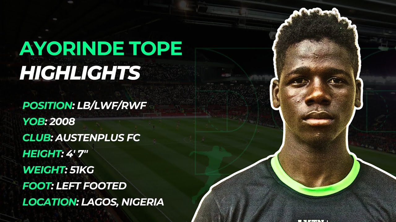 Ayorinde Tope | Silky Left-Sided Maestro | 1v1 Specialist & Attack-Minded Fullback 🔥⚡
