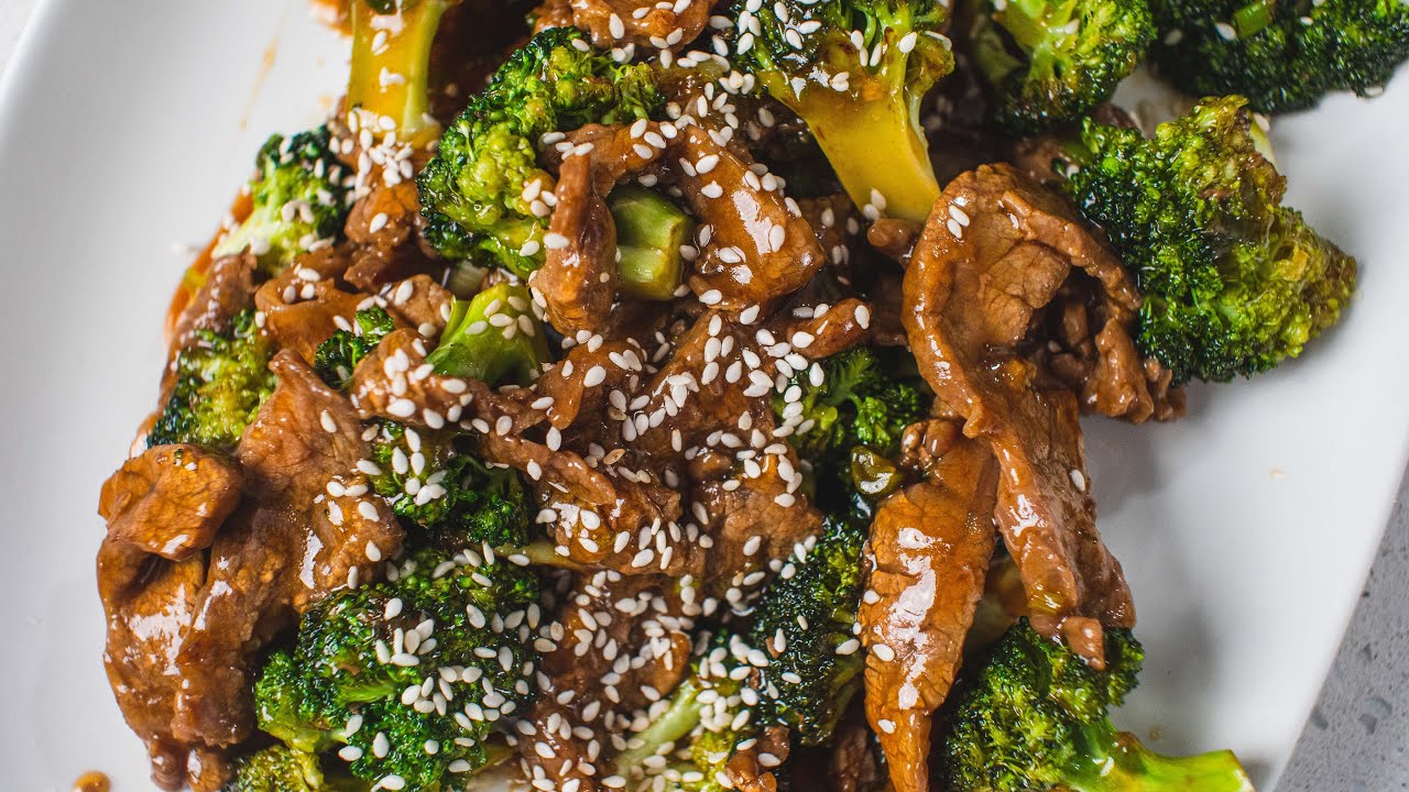 Carne Asiática con Brócoli