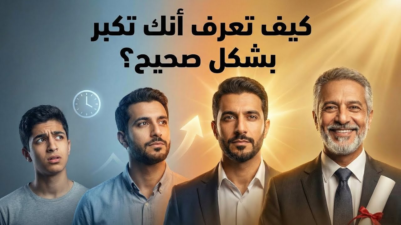 علامات بتدل إنك عم تكبر صح (مو بالعمر)