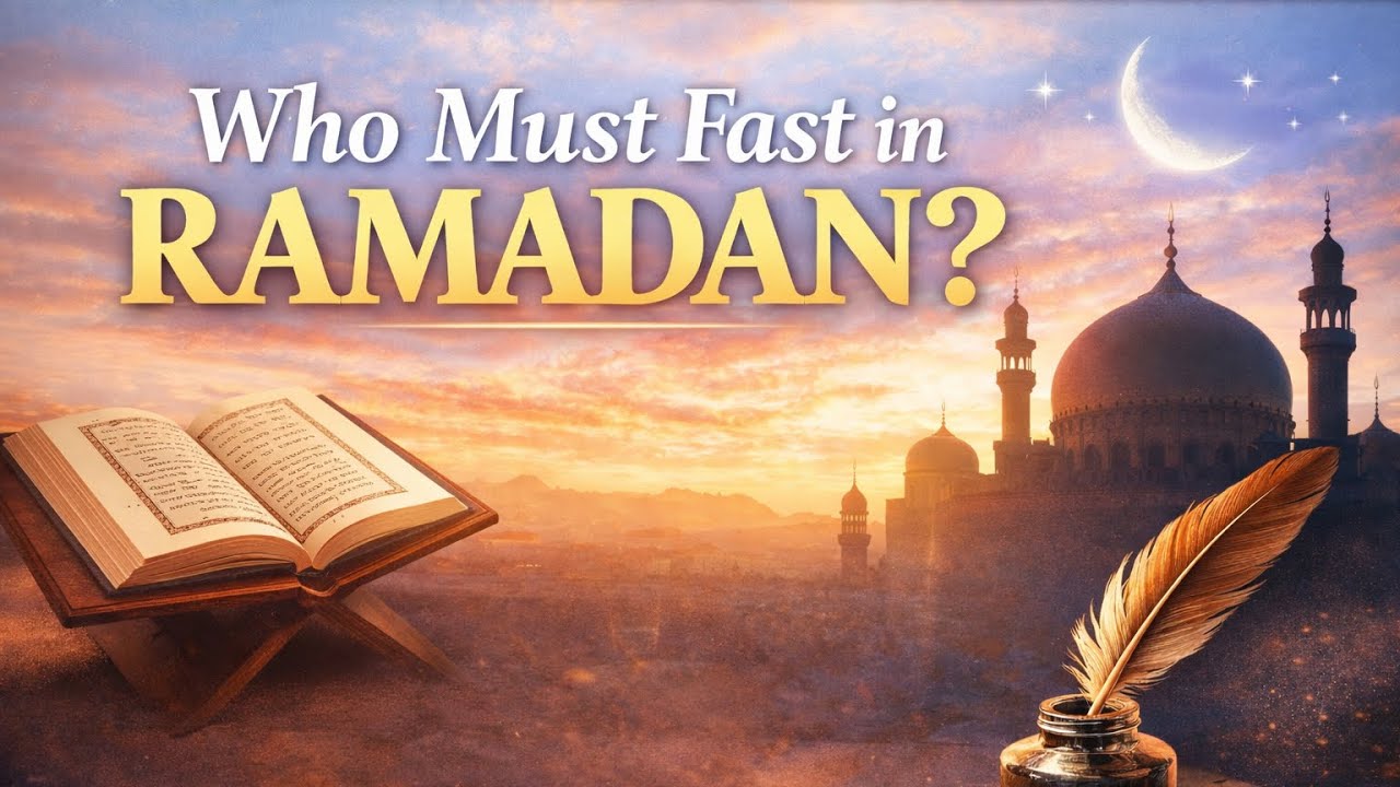 Who Must Fast in Ramadan? The Clear Fiqh Ruling#ramadan #fiqh #ramadhan #fiqha #fasting #ramadhan 