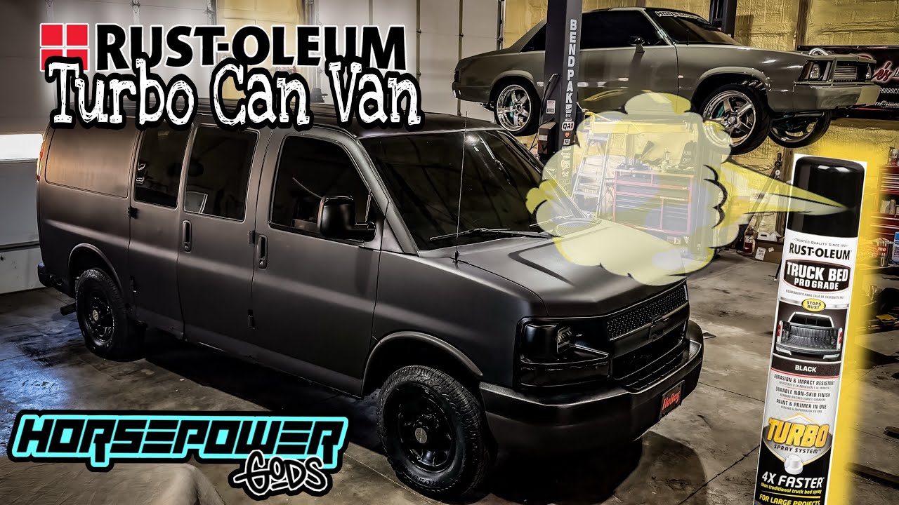 Полная покраска кузова фургона RustOleum Turbo Can Van