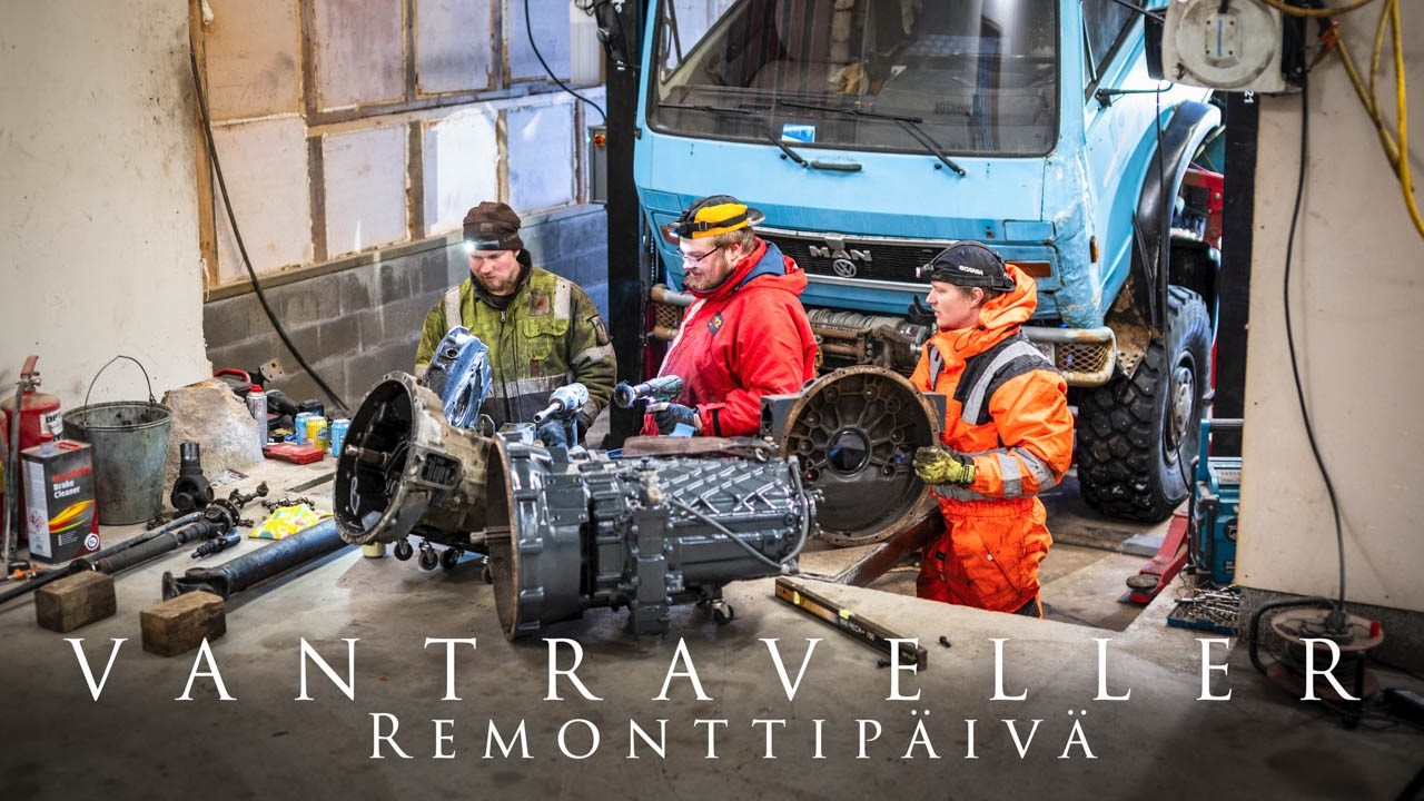 VANTRAVELLER: 4X4 MAN Vaihteisto | Antin 4x4 Man Tekniikkamuutosten Viimeinen Osa