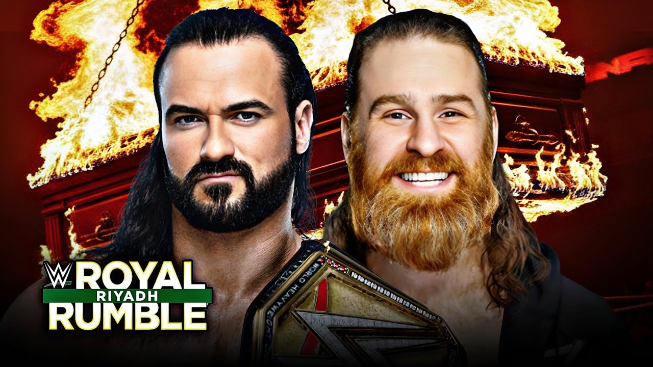 CASKET MATCH - Drew Mcintyre vs Sami Zayn Full Match WWE Royal Rumble 2026 Highlights
