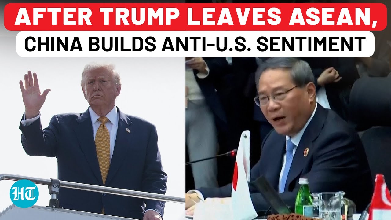 After Trump Exits ASEAN, China Premier Builds Anti-US Sentiment At Summit?| Xi Jinping| Tariff| USA