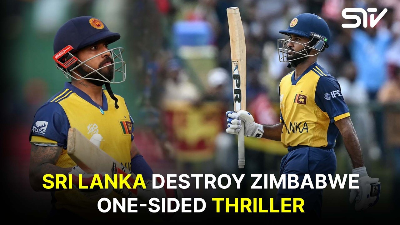 Full Match Highlights | Sri Lanka Destroy Zimbabwe | One-Sided Thriller | T20I Series |  M3LIU