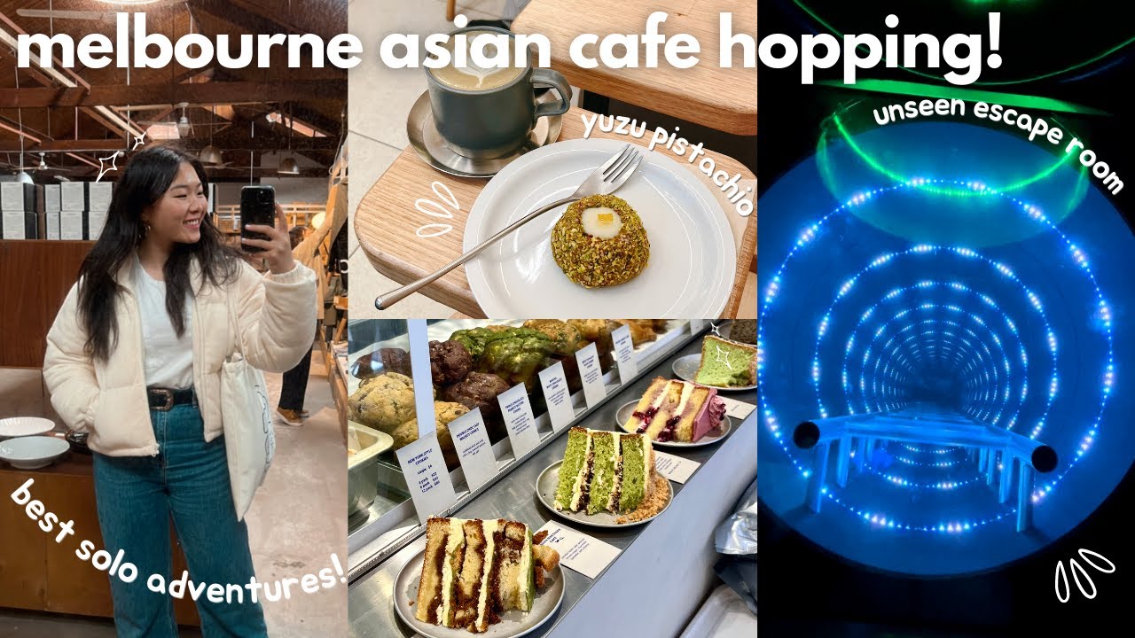 MELBOURNE VLOG ☀️ CAFE HOPPING, BEST MATCHA + UNSEEN ESCAPE ROOM!