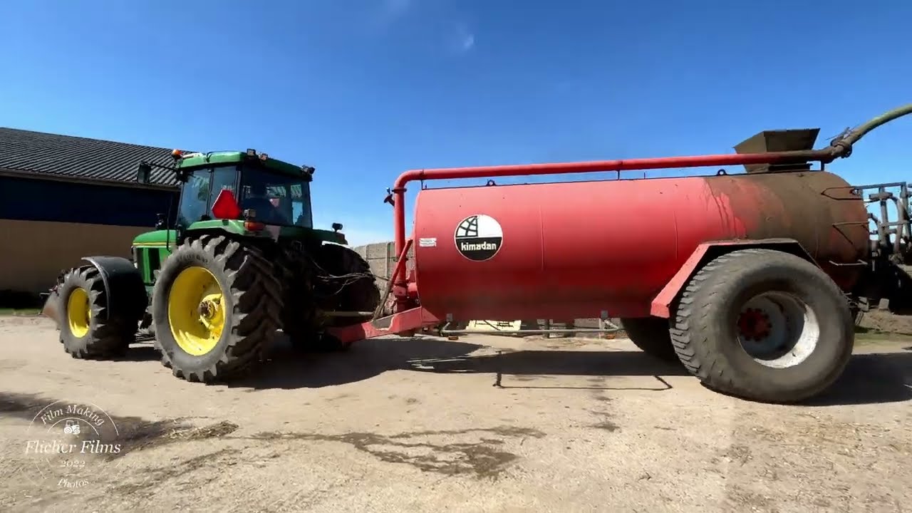 [4K] John Deere 7700 And 12 T Kimadan - Slurry - Damgaard - Full Length