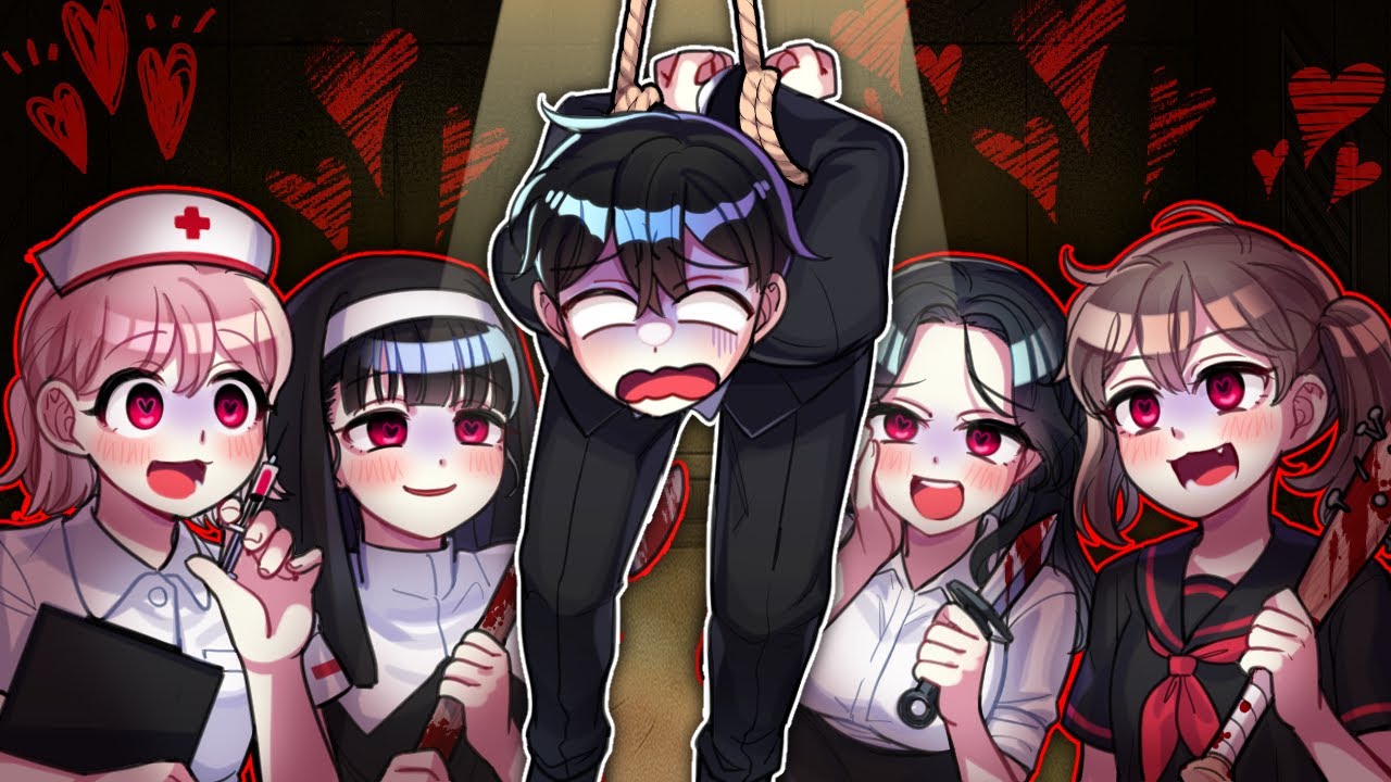 🔪전 세계에 모든 여자들이 얀데레 라면? 생기는 끔찍한 일.. 🩸“세상에... 나 혼자 남자야...!”