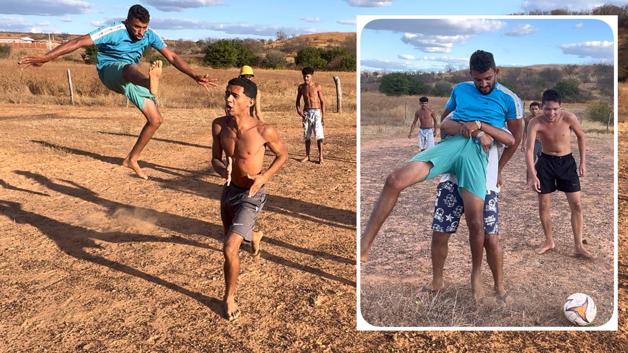 DESAFIO DE FUTEBOL SEM FALTA - vale tudo