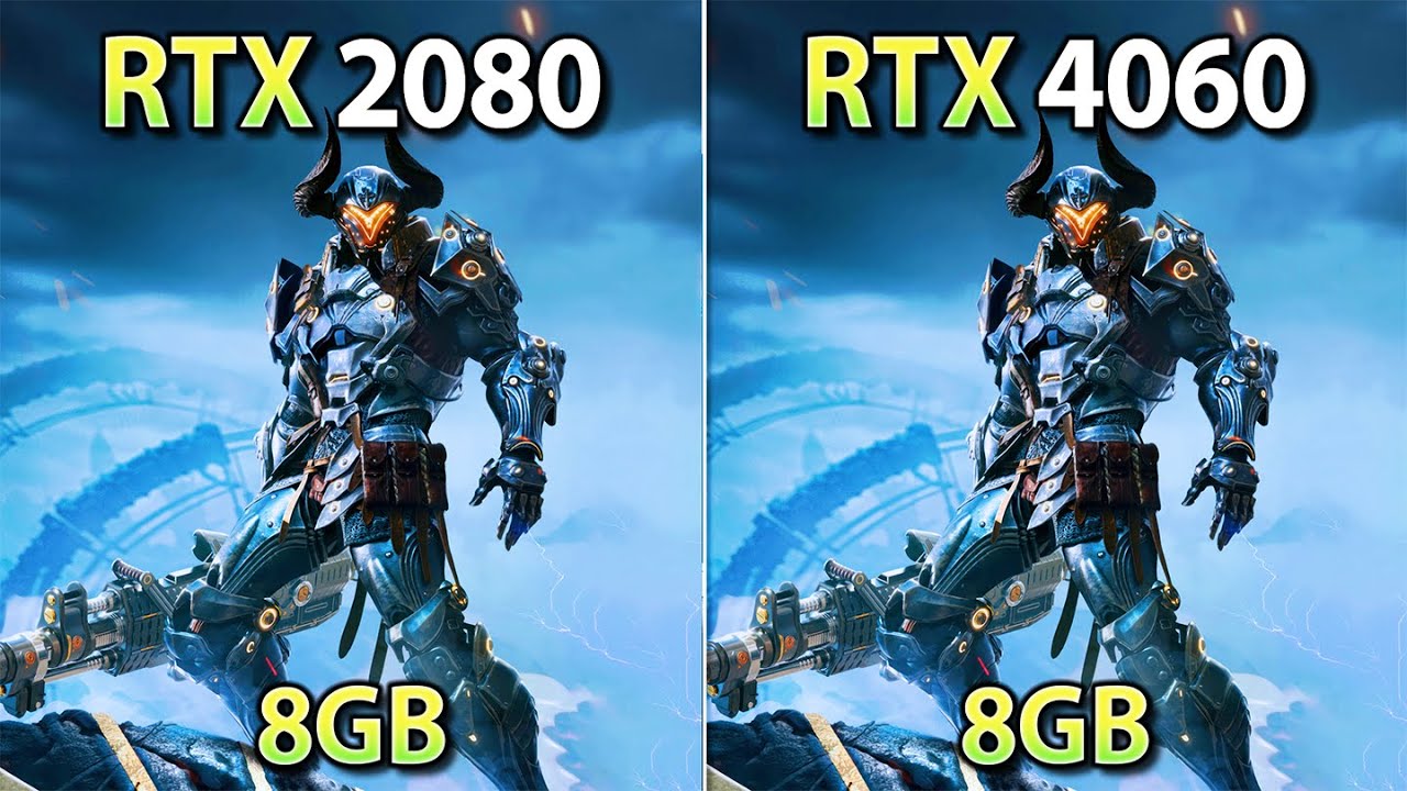 RTX 2080 vs RTX 4060 - 1080p & 1440p with DLSS/FSR 3.1 Frame Generation
