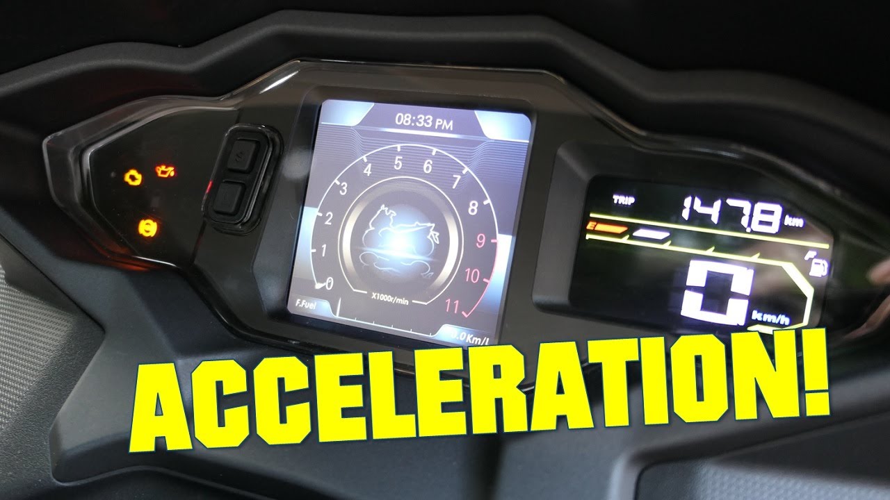 SYM Maxsym TL500 acceleration on the freeway