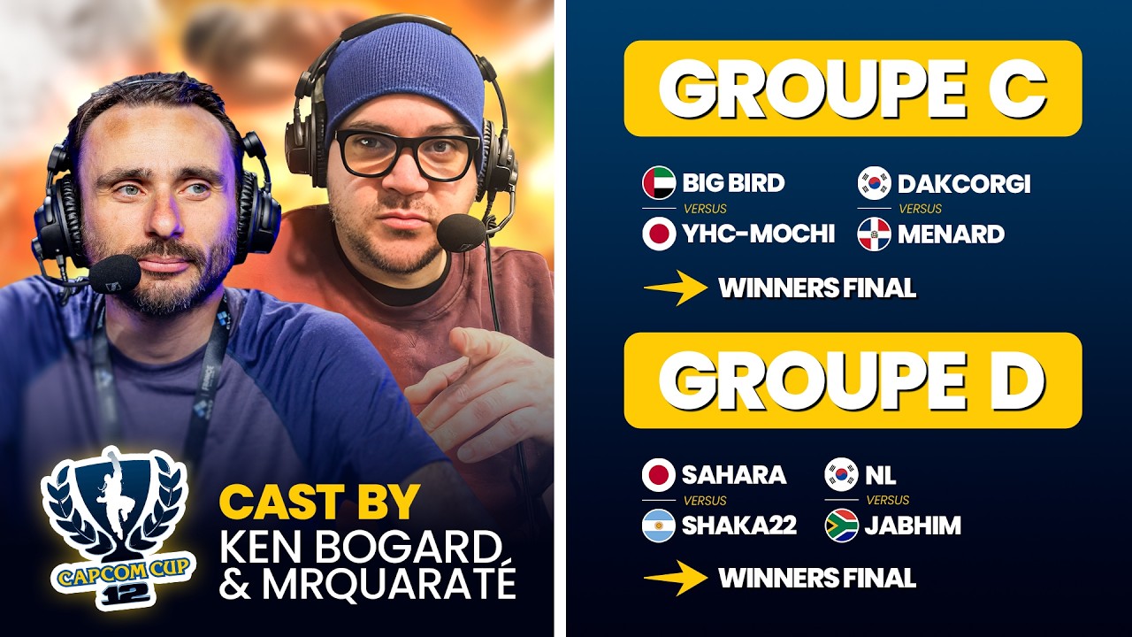 CAPCOM CUP 12 - Groupe C et Groupe D - WINNERS - Street Fighter 6