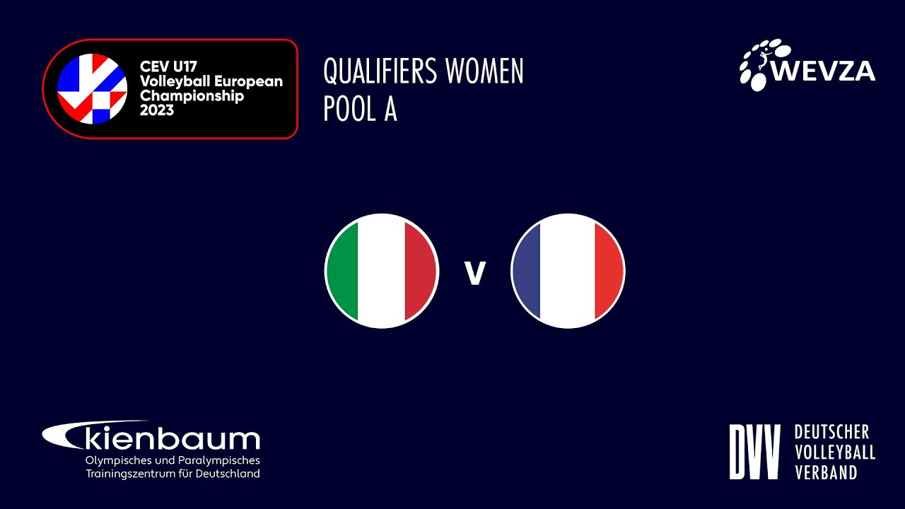 LIVE | Italy vs. France | CEV U17 Volleyball European Championship 2023 Women