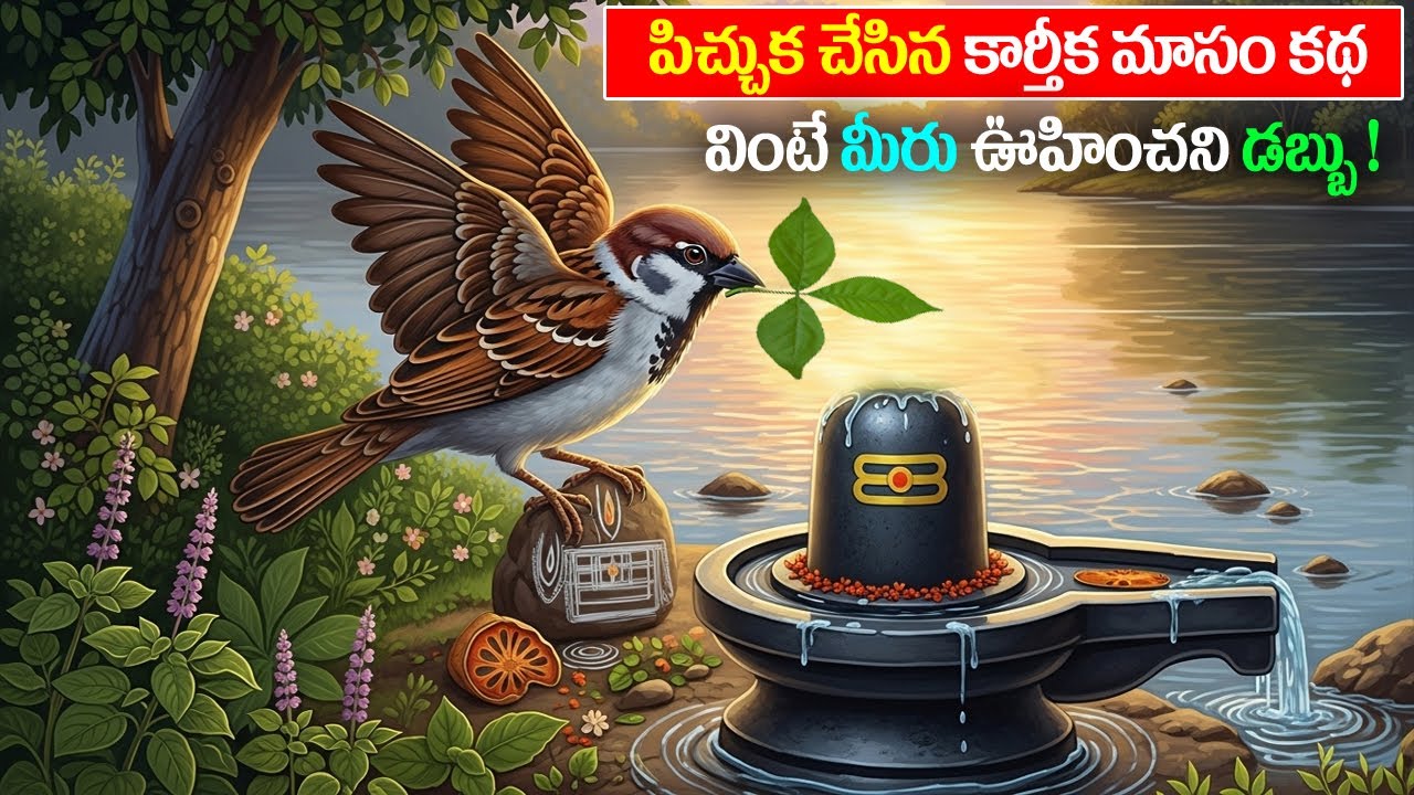 పిచ్చుక చేసిన కార్తీక మాసం కథ వింటే మీరు ఉహించని డబ్బు || Picchuka Chesina Karthika Masam Katha