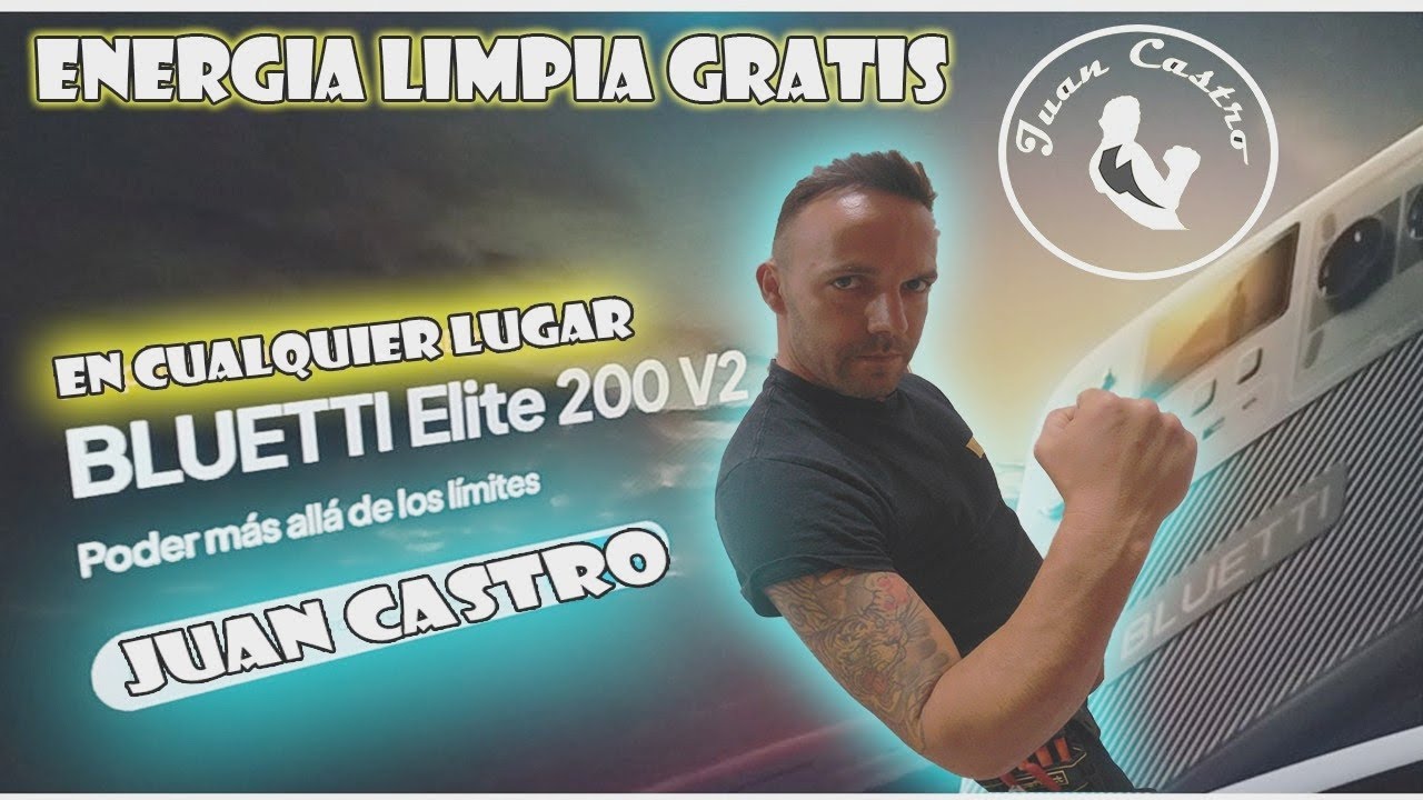 Energía eléctrica GRATIS y limpia en cualquier lugar 👉 BLUETTI Elite 200 V2