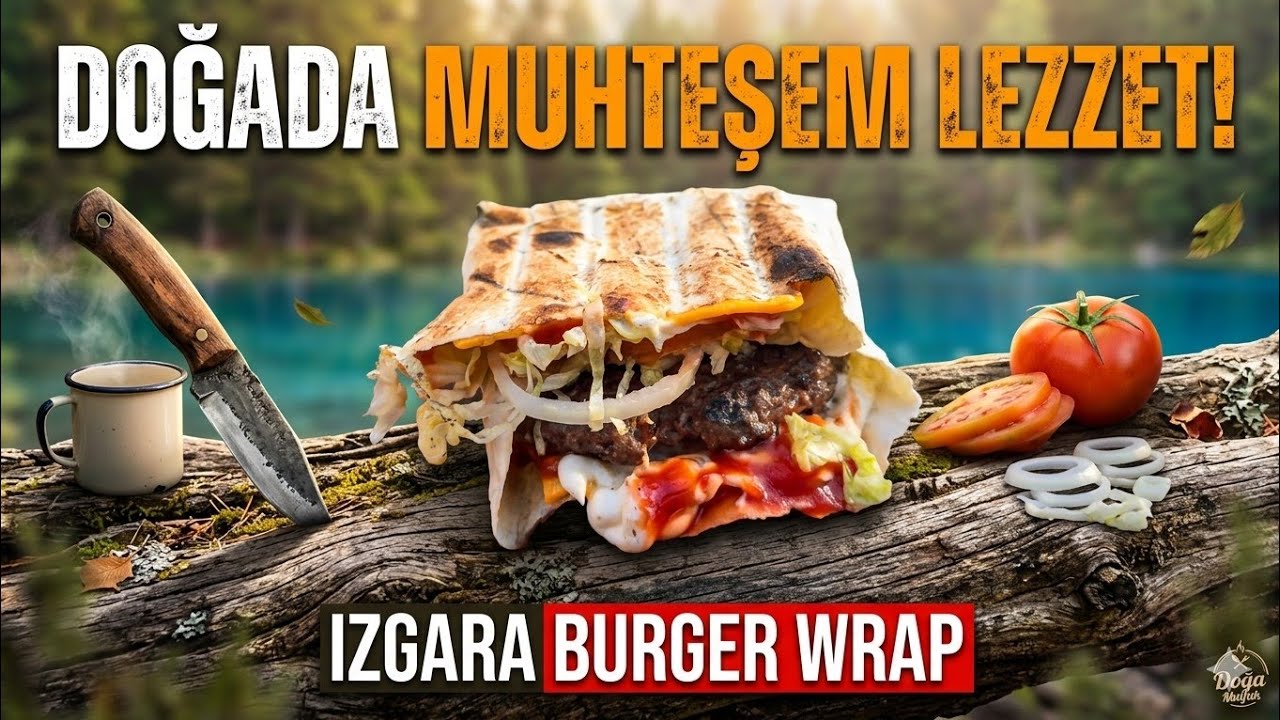 Köz Lezzetli Burger Wrap | ChefinWild